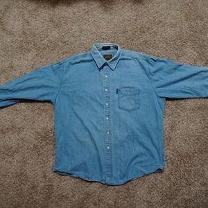 Ralph Lauren CHAPS Denim Button Up Shirt